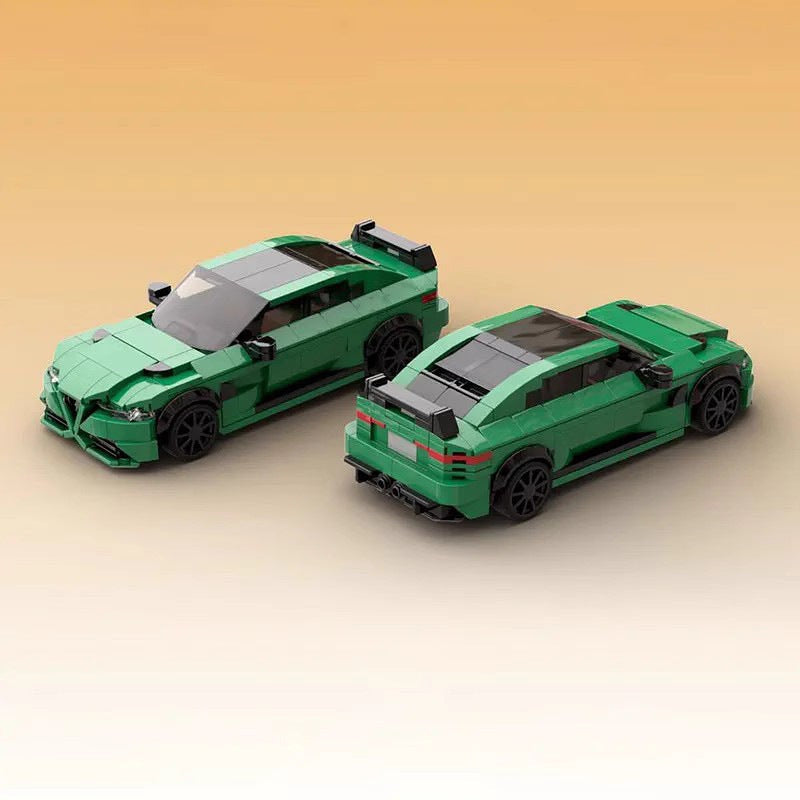 High-Performance Italian Sport Sedan MOC Building Kit | Vehicle Model - 4