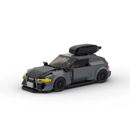 High-Performance RS6 Sport Wagon MOC Building Kit With Roof Box - 3