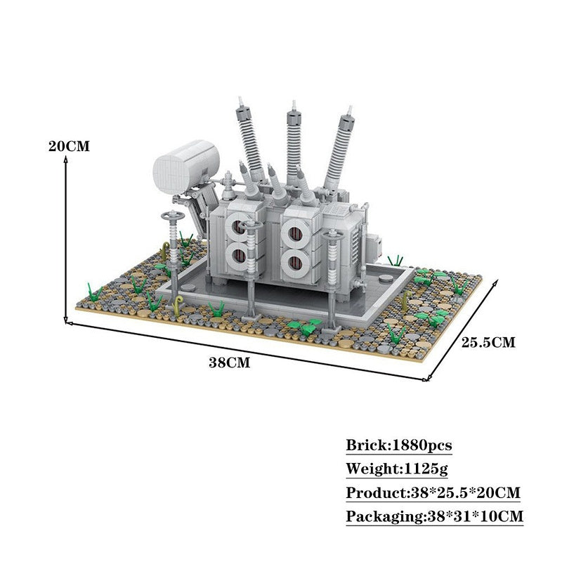 High Voltage Substation MOC Building Kit | Power Transformer Engineering Model - 3