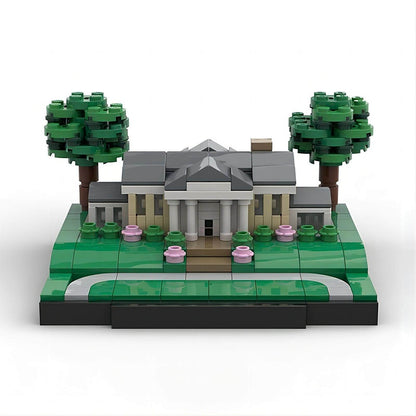 Historic Estate MOC Architecture Building Kit | Landmark Mansion Model Set - 1