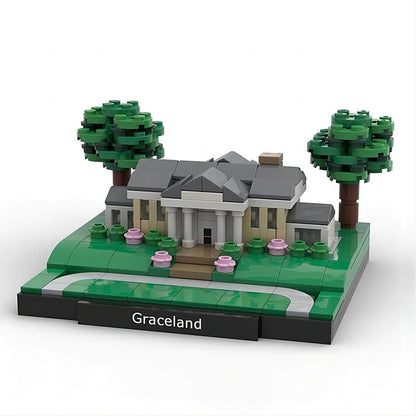 Historic Estate MOC Architecture Building Kit | Landmark Mansion Model Set - 5