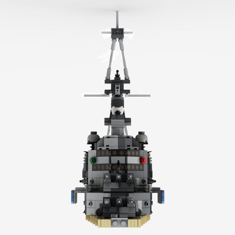HMS Belfast 1939 Refit MOC Building Kit | WWII Naval Cruiser Model - 4