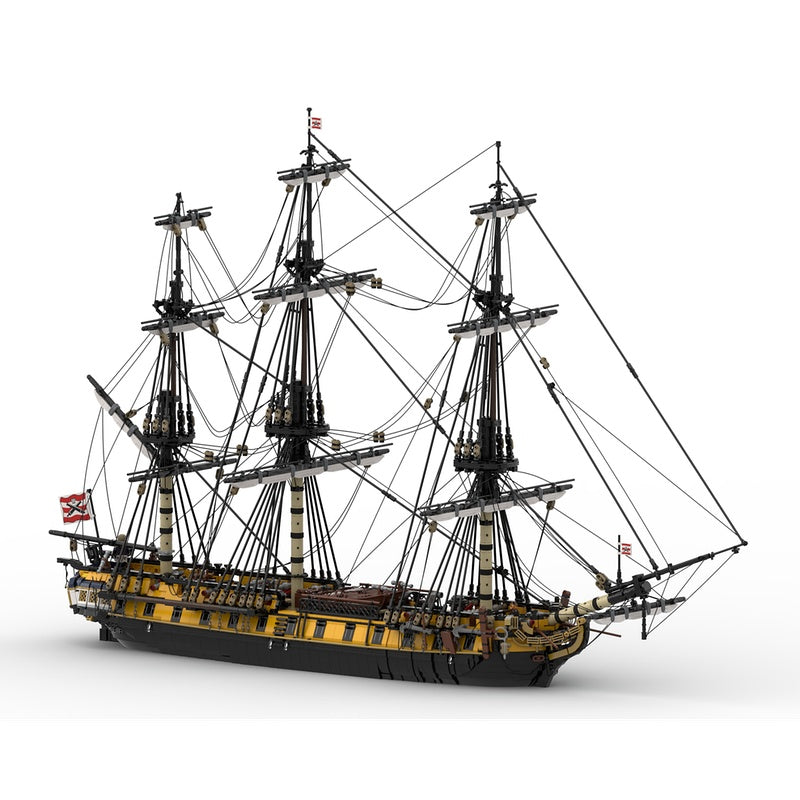 HMS Euryalus 36-Gun Heavy Frigate MOC Building Kit - 1