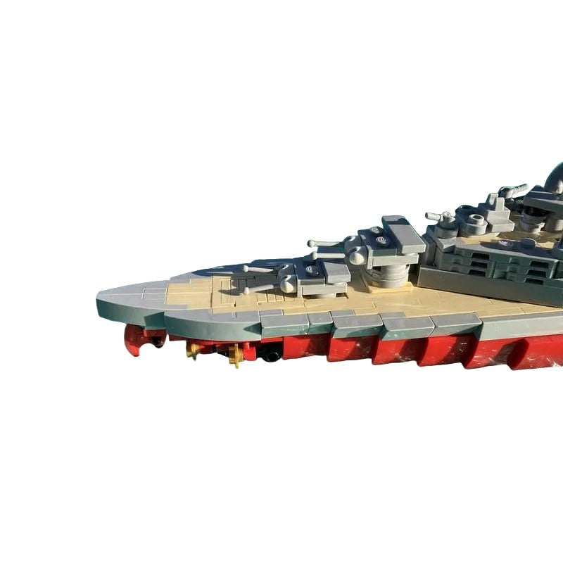 HMS Hood Battlecruiser MOC Building Kit | 1:400 WWII Naval Display Model - 3