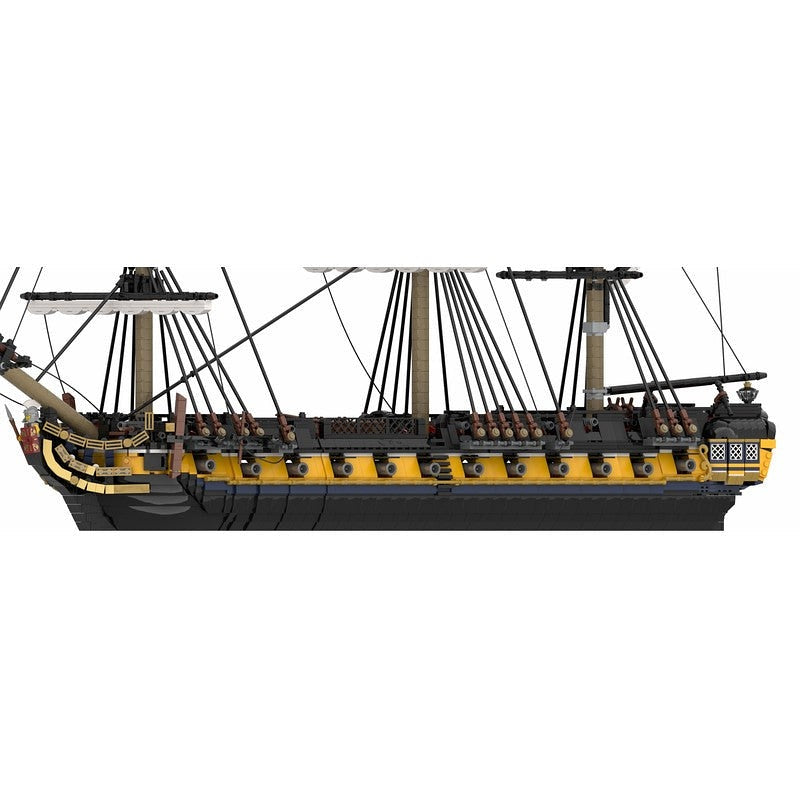 HMS Romulus 44-Gun Frigate MOC Ship Building Kit | 6028 PCS Naval Model - 2