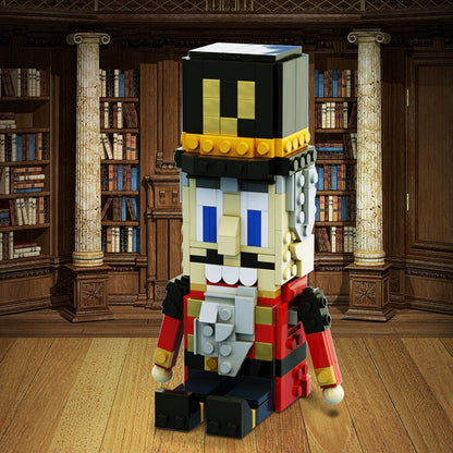 Holiday Nutcracker Figure MOC Building Kit | Christmas Character Display - 2
