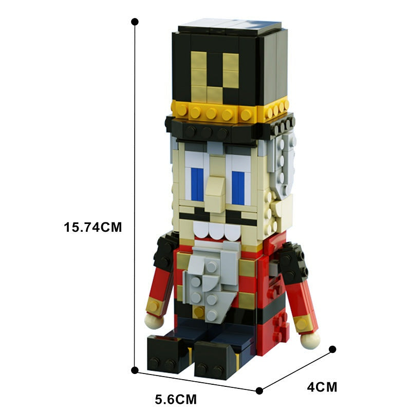 Holiday Nutcracker Figure MOC Building Kit | Christmas Character Display - 4