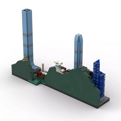 Hong Kong Skyline Building Kit | LEGO-Compatible MOC - 3