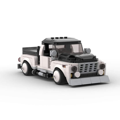 Hoonitruck White Building Kit | LEGO-Compatible MOC - 2