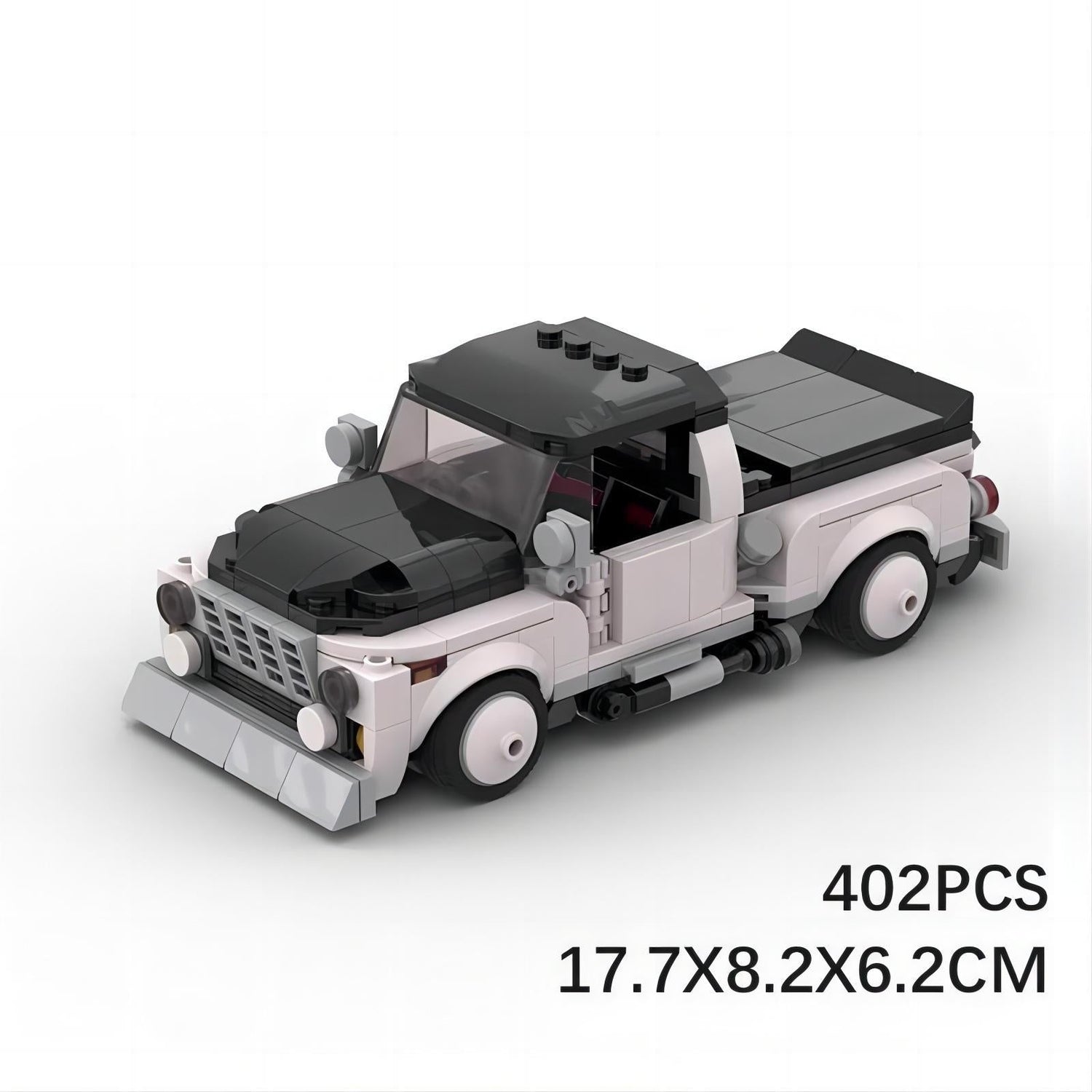Hoonitruck White Building Kit | LEGO-Compatible MOC - 6