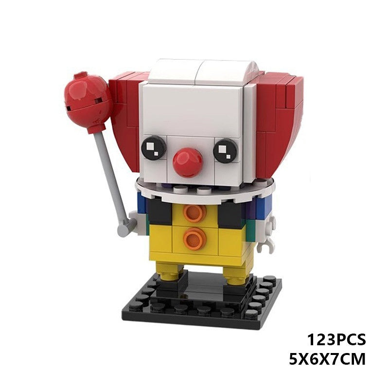Horror Clown BrickHeadz Building Kit | LEGO-Compatible MOC - 2