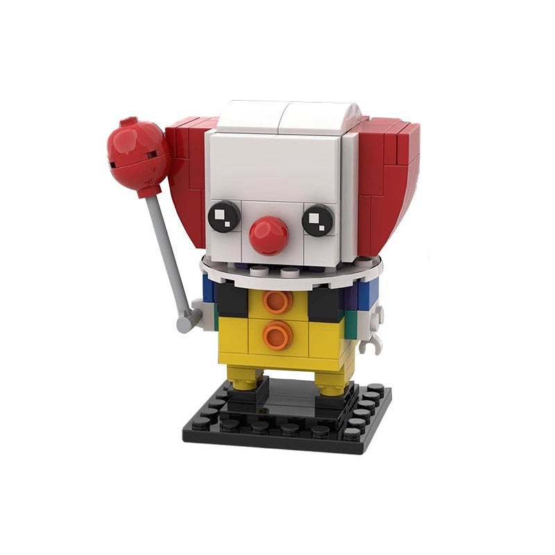 Horror Clown BrickHeadz Building Kit | LEGO-Compatible MOC - 3
