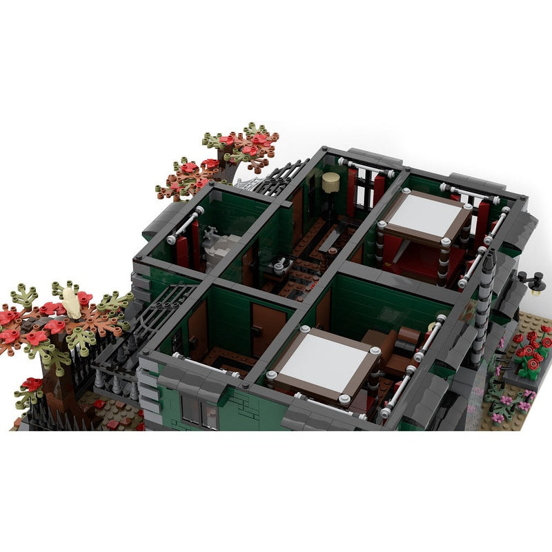 Horror Mansion MOC Building Kit | Gothic Haunted House Architecture - 6