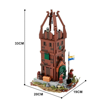 Horse Lord Watchtower Building Kit | LEGO-Compatible MOC - 4