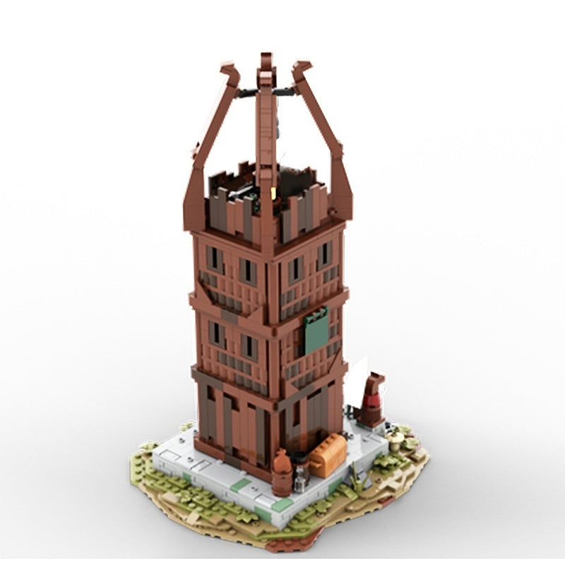 Horse Lord Watchtower MOC Building Kit | Medieval Castle Tower Model - 5