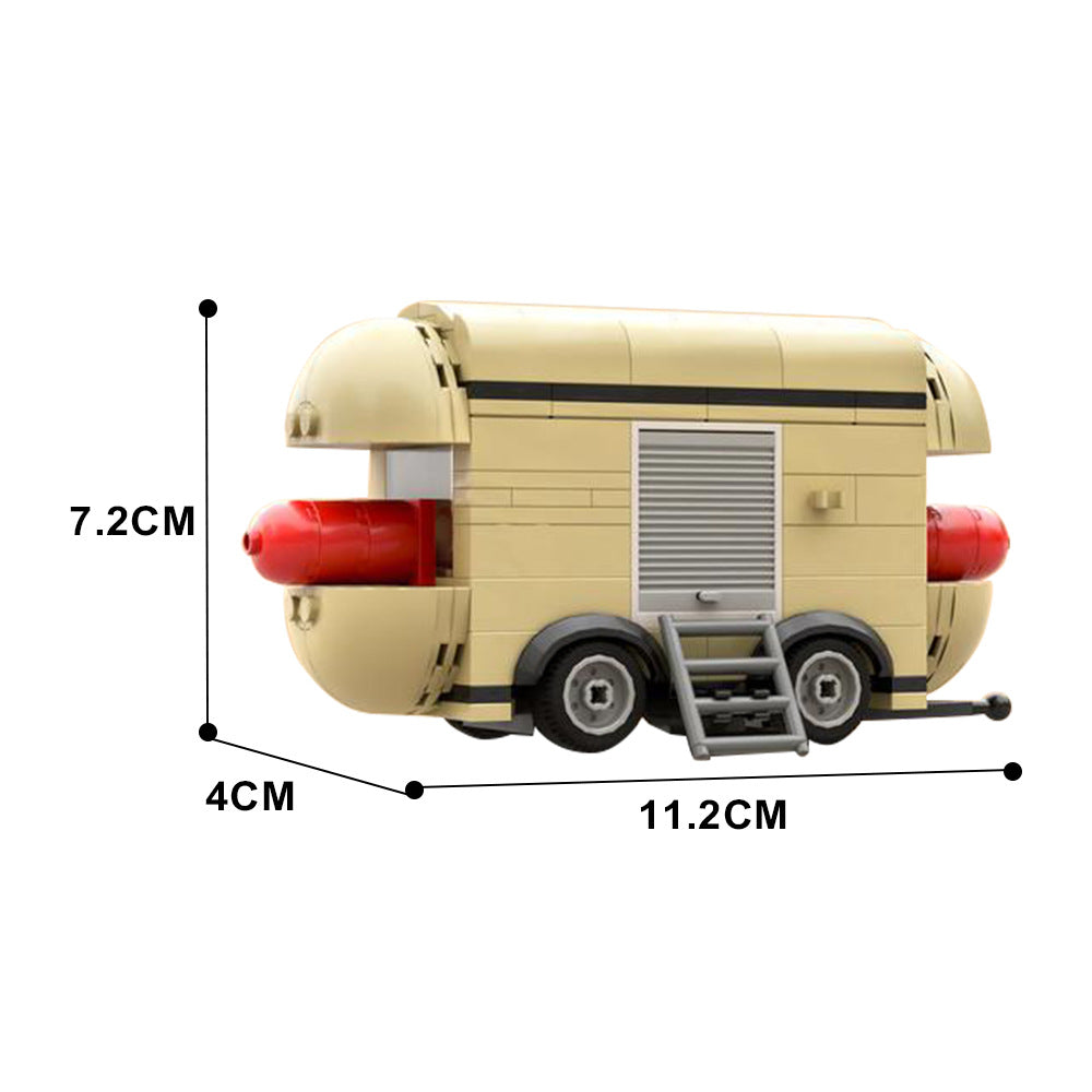 Hotdog Trailer Building Kit | LEGO-Compatible MOC - 4