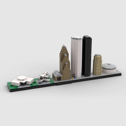 Houston Texas Skyline Building Kit | LEGO-Compatible MOC - 2