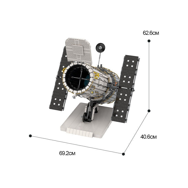Hubble Space Telescope 1:25 Scale MOC Space Telescope Building Kit - 3
