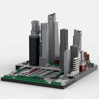 Hudson Yards NYC Skyline MOC Building Kit | Modern Skyscraper Model - 1