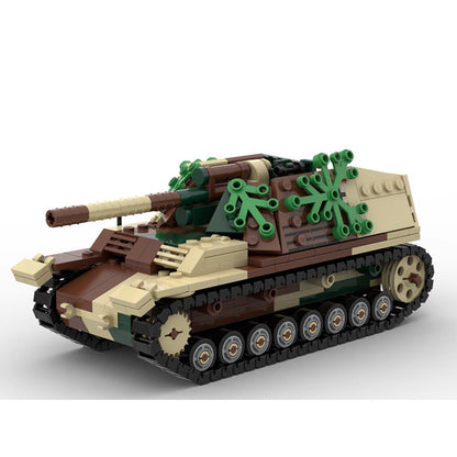 Hummel Self-propelled Gun Building Kit | WWII | Compatible MOC - 2