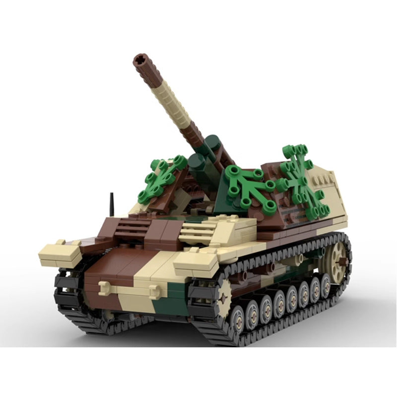 Hummel Self-propelled Gun Building Kit | WWII | Compatible MOC - 3