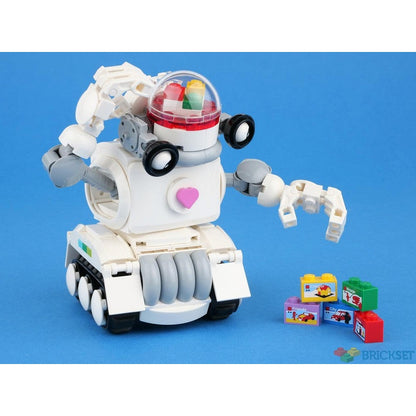 Huwbot Short Circuit MOC Building Kit | Retro Robot Figure Model - 3