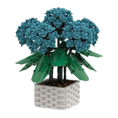 Hydrangea Building Kit | LEGO-Compatible MOC - 1