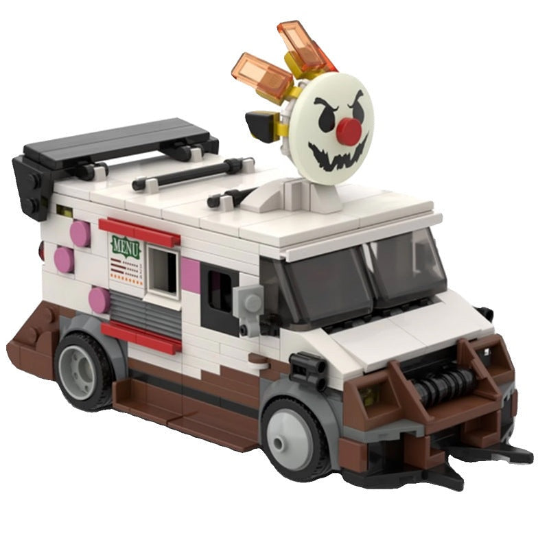 Ice Cream Truck MOC Building Kit | Food Service Vehicle Model - 2