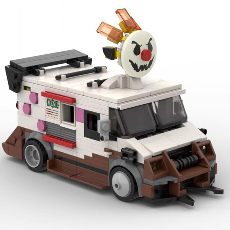Ice Cream Truck MOC Building Kit | Food Service Vehicle Model - 3