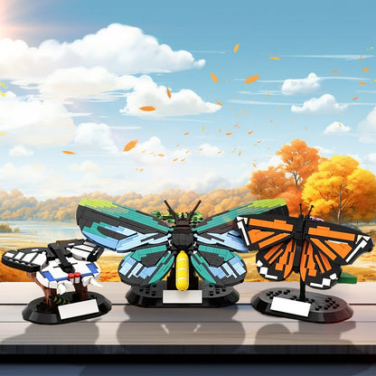 Iconic Butterflies MOC Building Kit | Realistic Butterfly Animal Model - 2