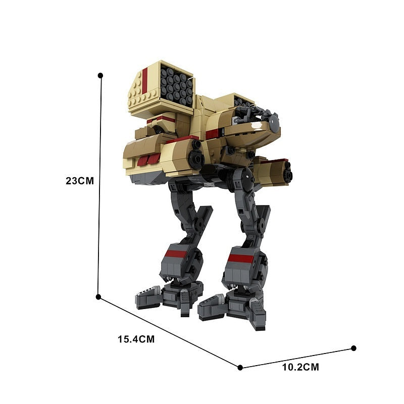 Iconic Clan Heavy OmniMech Robot MOC Building Kit | Armored Mecha Model - 5