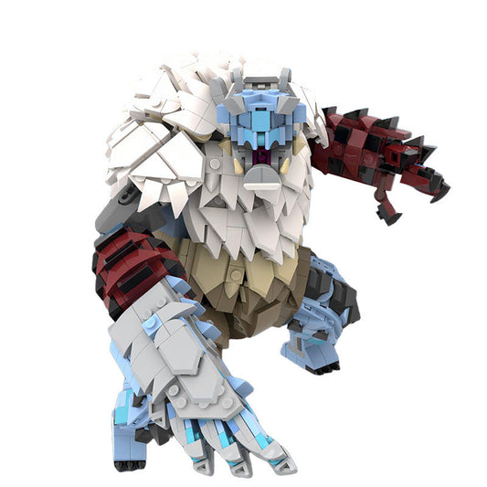 Icy Beast Monster Building Kit | LEGO-Compatible MOC - 1