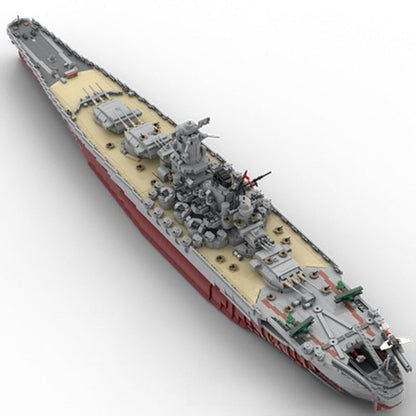 IJN Yamato 1:200 MOC Building Kit | WWII Battleship Display Model - 1