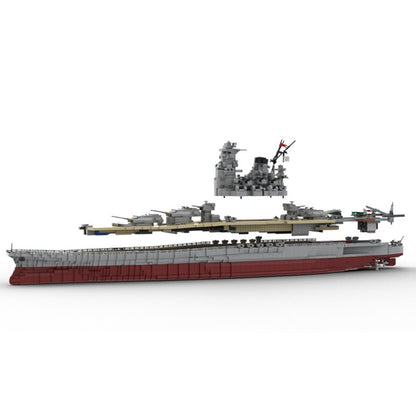 IJN Yamato 1:200 WWII Battleship Building Kit | LEGO-Compatible MOC - 3