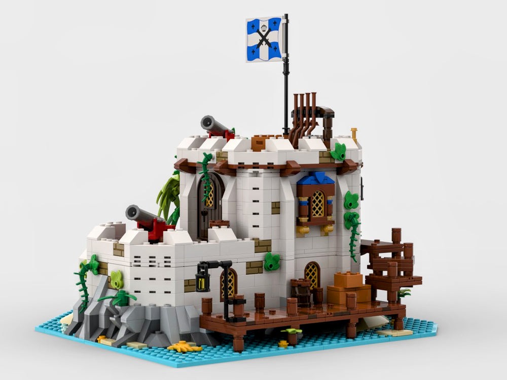 Imperial Fortified Outpost Building Kit | LEGO-Compatible MOC - 2