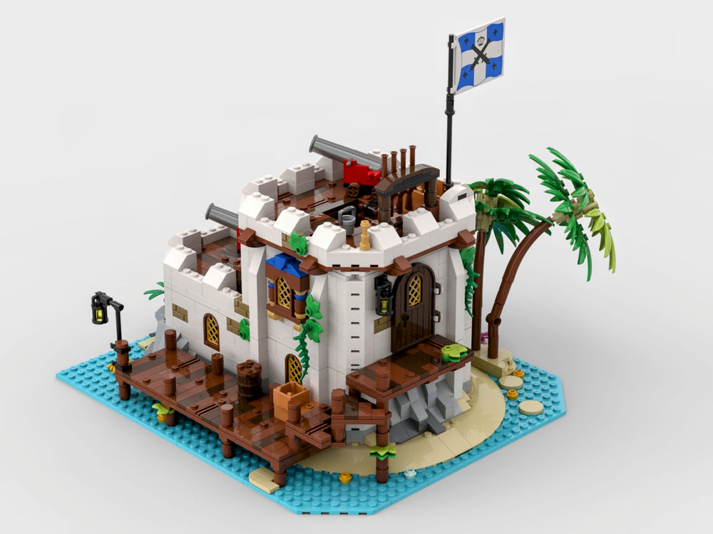 Imperial Fortified Outpost Building Kit | LEGO-Compatible MOC - 4