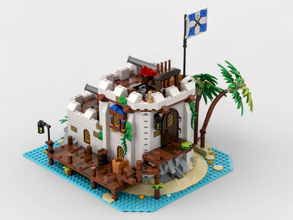 Imperial Fortified Outpost Building Kit | LEGO-Compatible MOC - 4