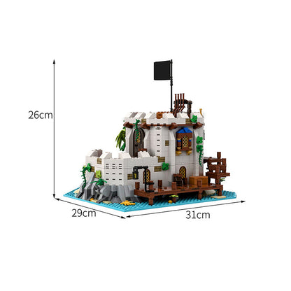 Imperial Fortified Outpost Building Kit | LEGO-Compatible MOC - 5
