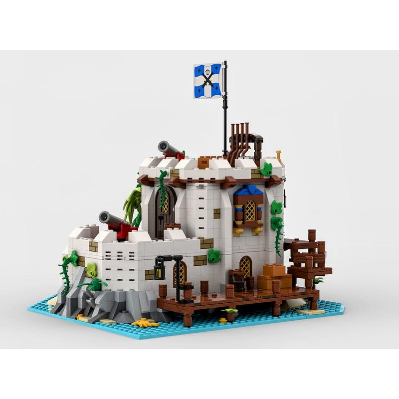 Imperial Fortified Outpost MOC Building Kit | Medieval Castle Architecture - 2