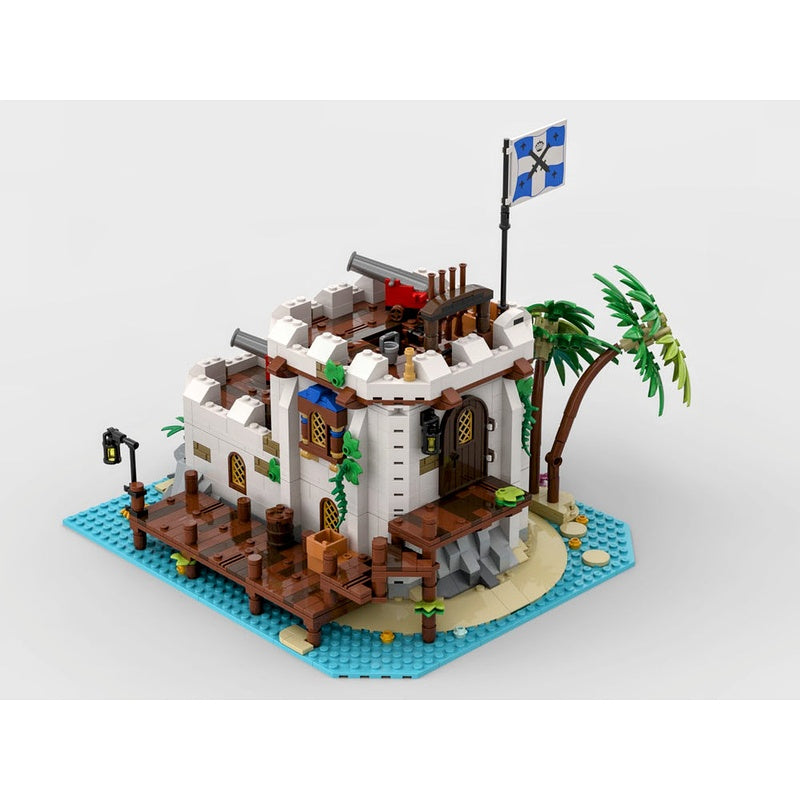 Imperial Fortified Outpost MOC Building Kit | Medieval Castle Architecture - 4