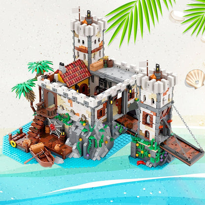 Imperial Fortress MOC Building Kit | Historic Coastal Stronghold Model - 2
