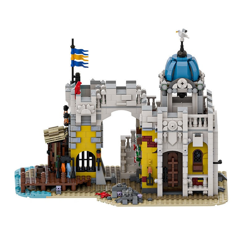 Imperial Naval Prison MOC Building Kit | Pirate Fortress Display Model - 3