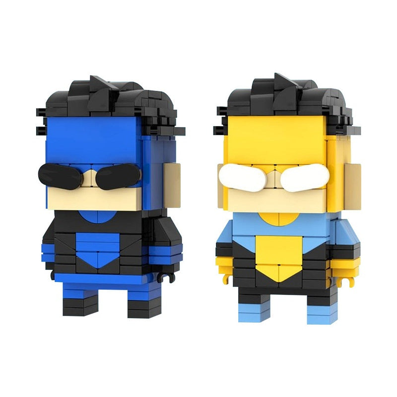 Indestructible Hero MOC Cube Character Building Kit | Warrior Figure Model - 1