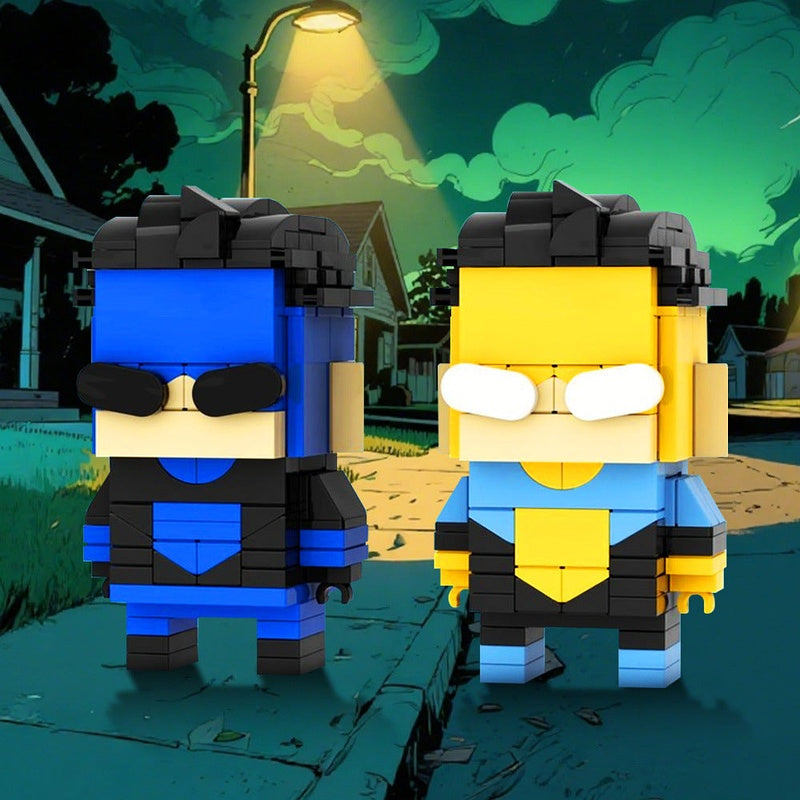 Indestructible Hero MOC Cube Character Building Kit | Warrior Figure Model - 2