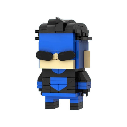 Indestructible Hero MOC Cube Character Building Kit | Warrior Figure Model - 4