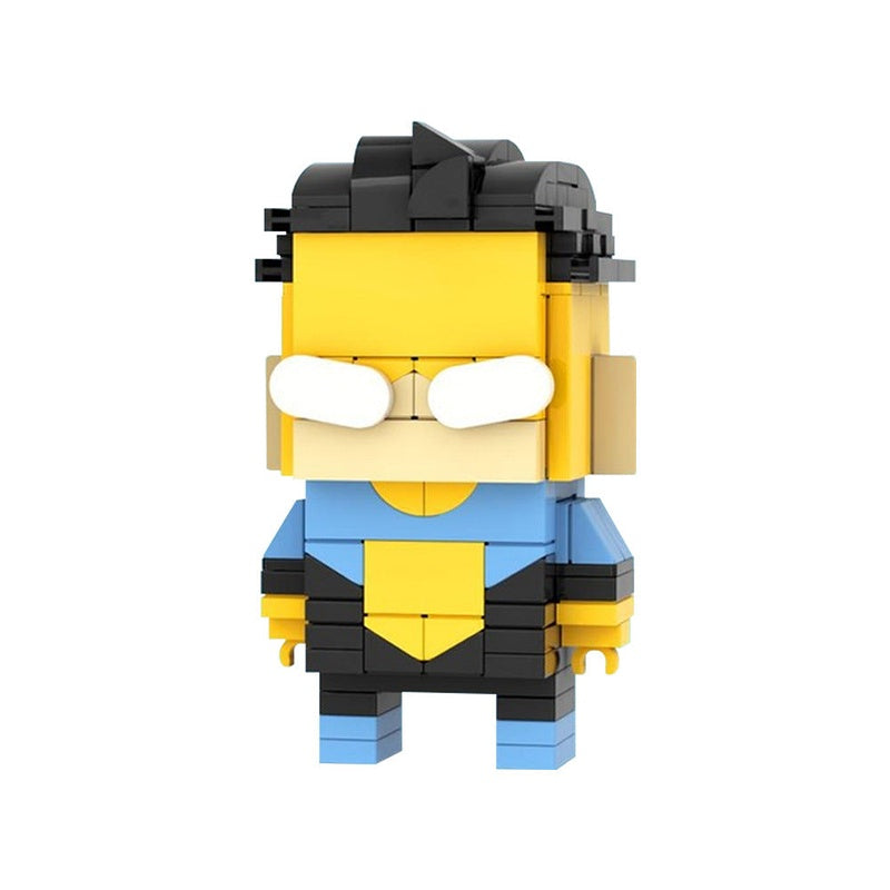 Indestructible Hero MOC Cube Character Building Kit | Warrior Figure Model - 5