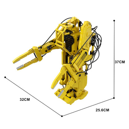 Industrial Cargo Power Exo-Suit Mech Building Kit | LEGO-Compatible MOC - 4
