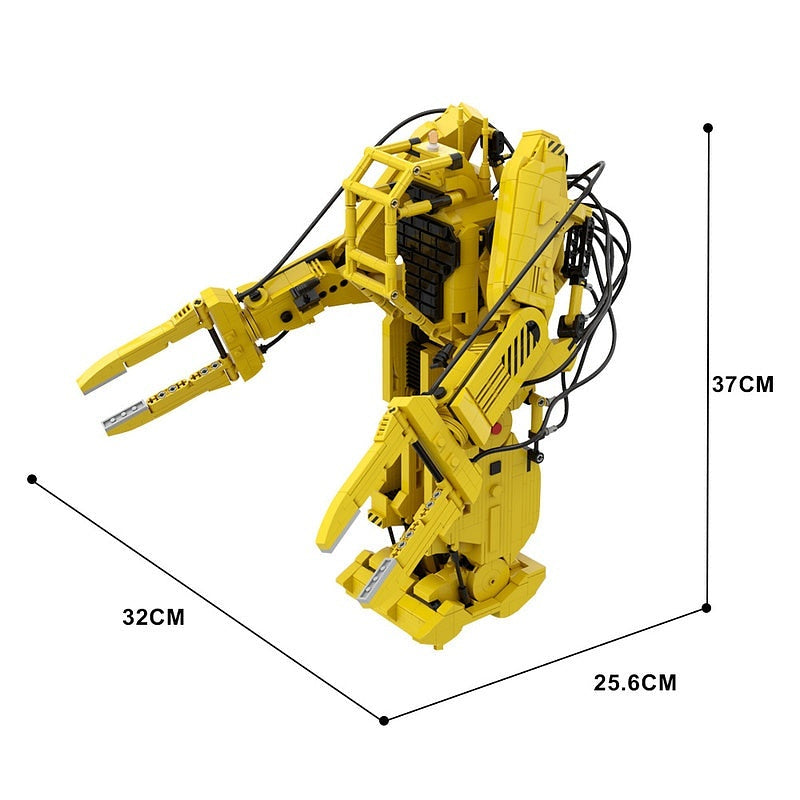 Industrial Cargo Power Exo-Suit Mech MOC Building Kit | Robot Model - 3