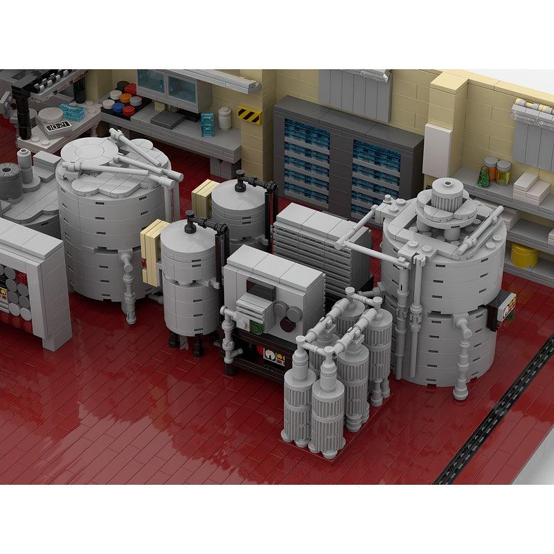 Industrial Chemical Superlab Diorama MOC Building Kit - 2