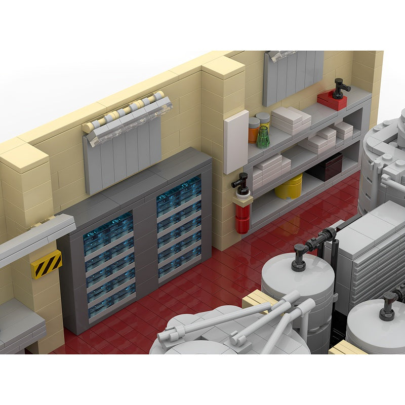 Industrial Chemical Superlab Diorama MOC Building Kit - 4